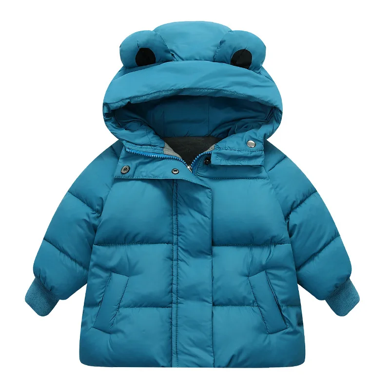 Children Down Cotton Outerwear Winter Clothes Baby Boys Girls Cotton-Padded Parka Coats Russian Brazil Kids Thicken Warm Jacket