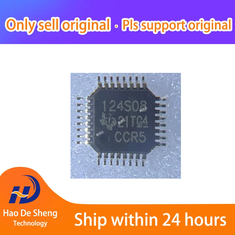 

10 шт./партия ADS124S08IPBS TQFP-32 новая Оригинальная фотография