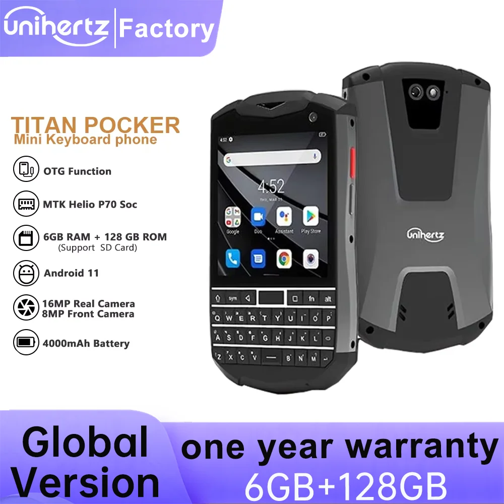 Unihertz Tiyan Pocket 128GB（SIMフリー） UNIHERTZ SIMフリースマートフォン Titan Pocket 3.1インチ