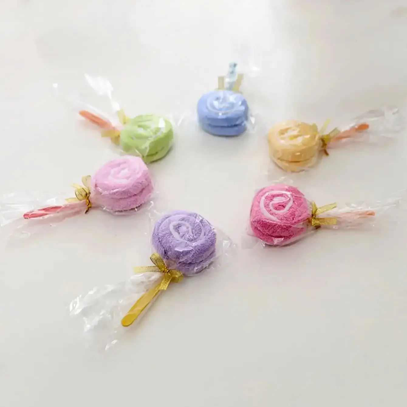 1/3/5pcs Lollipop Towel Favors