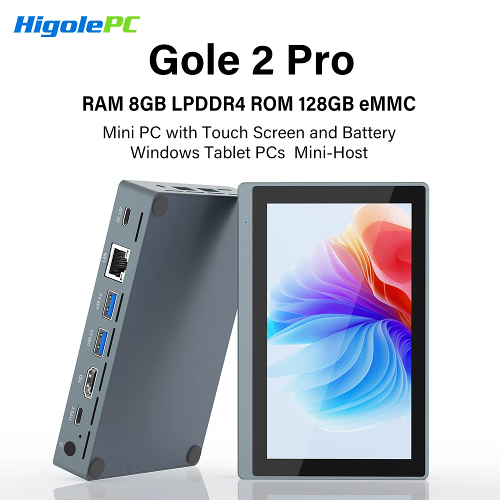 Higole Gole 2 Pro 5.5インチ ミニPC Intel N5095 Windows 11 WiFi5 8