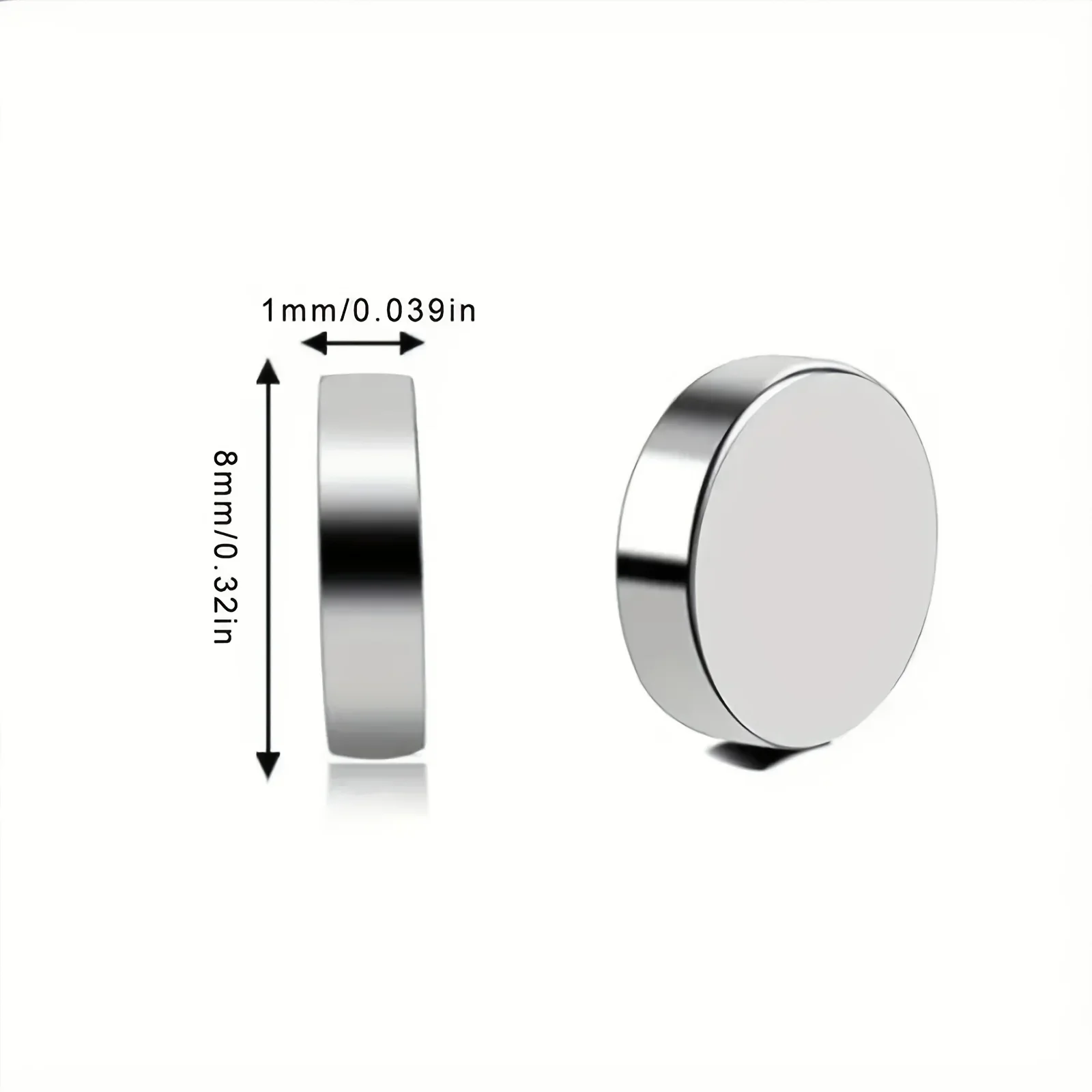 Mini Magnets Small 8 × 1 mm for Whiteboard DIY Refrigerator