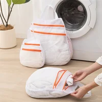 1PC Large Capacity Storage Hanging Bags Double Layer Zipper Underwear Washing Laundry Bag Multifunctional Wardrobe Organizer 2