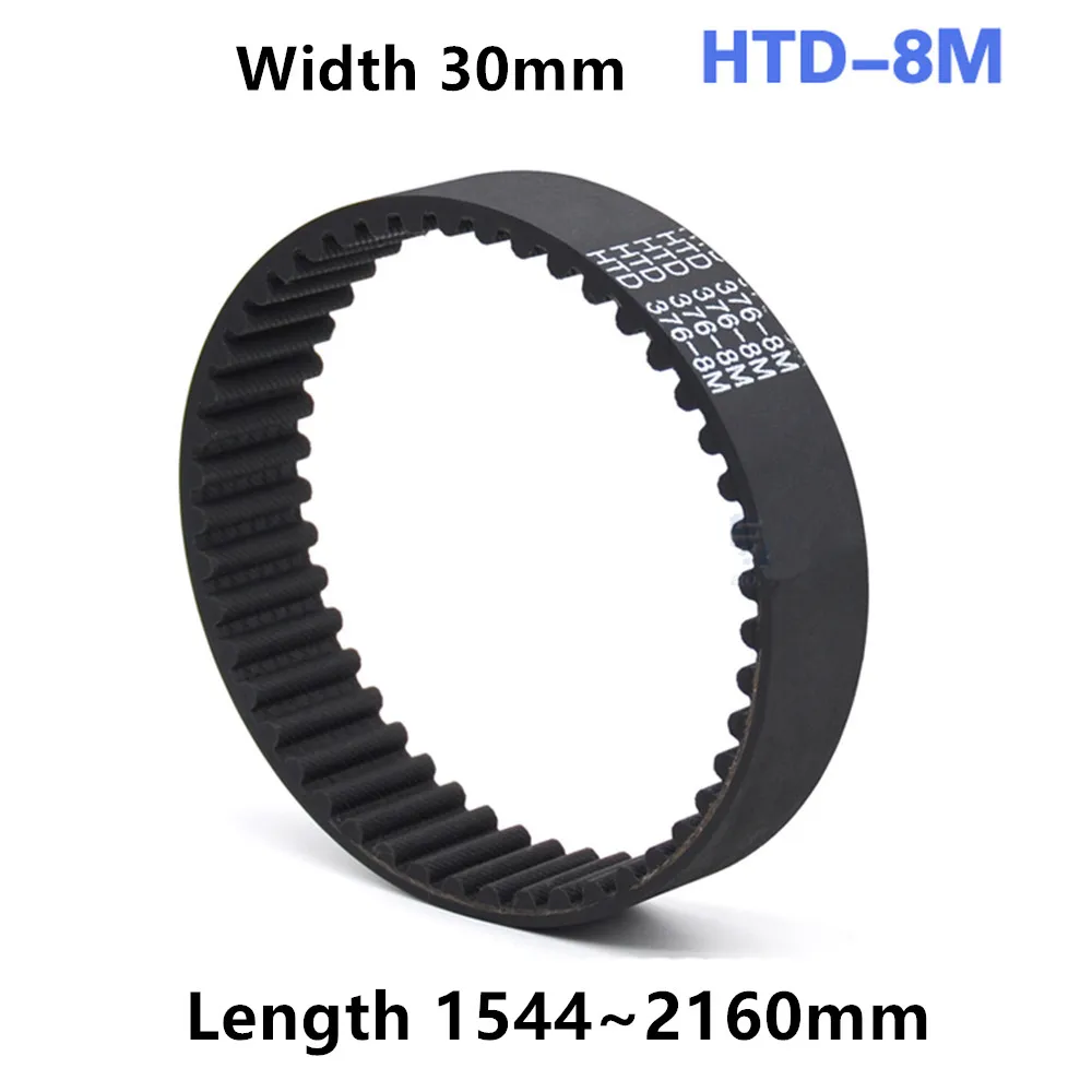 

HTD 8M Width 30mm Synchronous Belt Rubber Closed Loop Timing Belt Perimeter 1544 1656 1776 1840 1888 1904 1960 2016 2104 2160mm