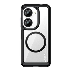 Tanpaile Shockproof Minimalist Slim Thin Phone Cover Bumper Casing【Upgrade】 for Asus Zenfone 9 (Black)