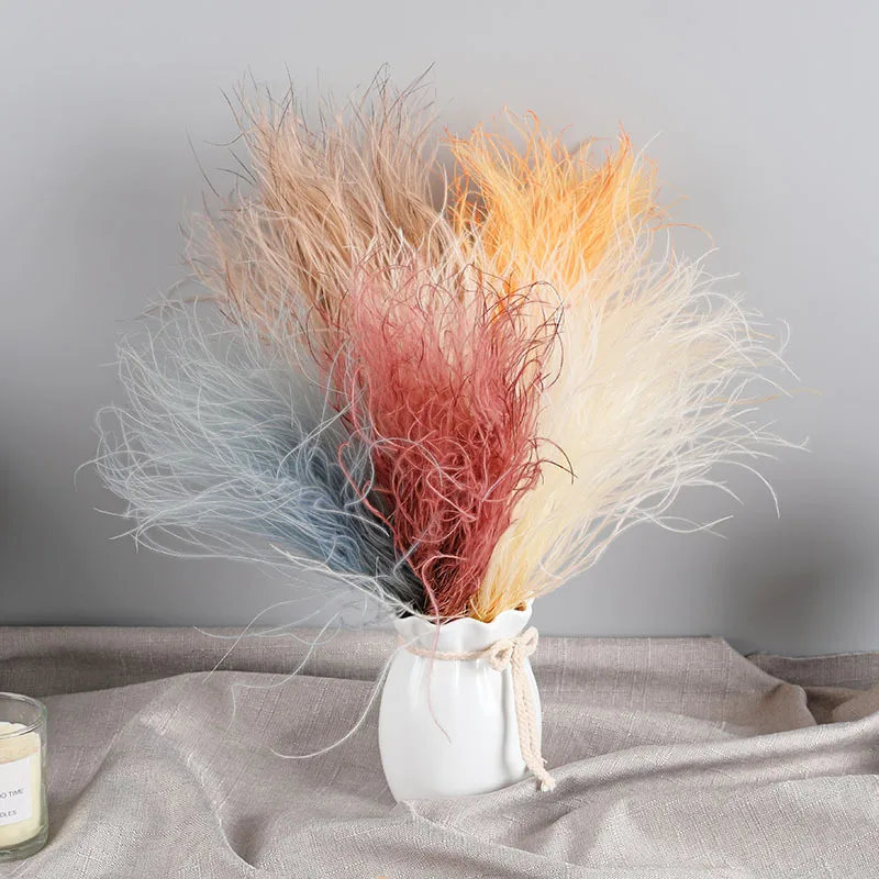 Dried Flowers Home Deco | Feather Artificial Flowers | Dried Grass ...