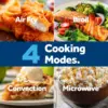 10A1  4-in-1 Microwave Oven, 1,050 Watts Air Fryer, Broiler & Convection Mode, Kitchen Essentials for The  or 4