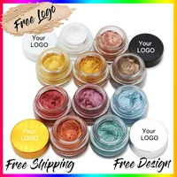 Custom Logo Sequin Eyeshadow Cream Private Label No Smudge Shiny Eye Shadow Before Makeup 1