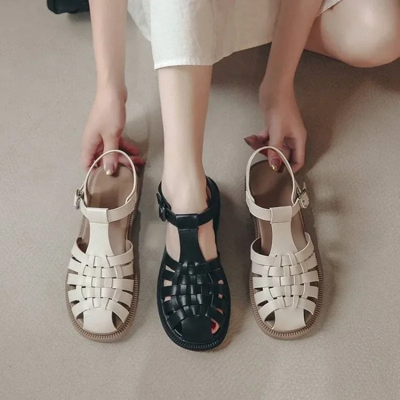 Sandals For Women No Heel Anti Slip Hot Flat Rubber Daily Woman Shoes The Best Wholesale Bulk And Low Price Summer Sale Vip On F - 2