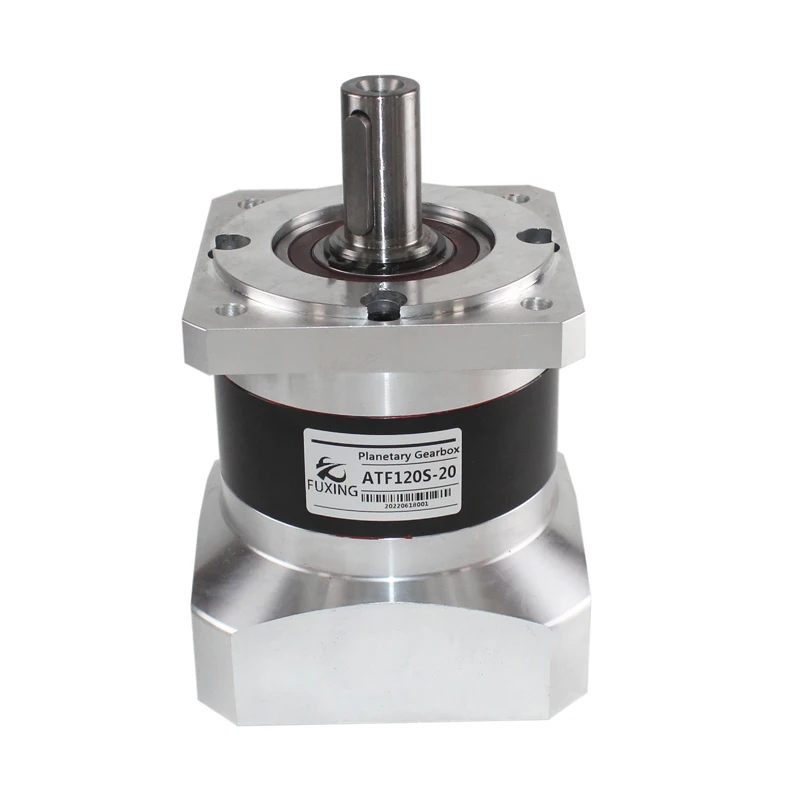 120PLF 비율 10:1 7:1 5:1 4:1 3:1 Nema 51 스테핑 모터 또는 130mm 12345kw 서보 모터 속도 감속기 정밀 유성 기어박스