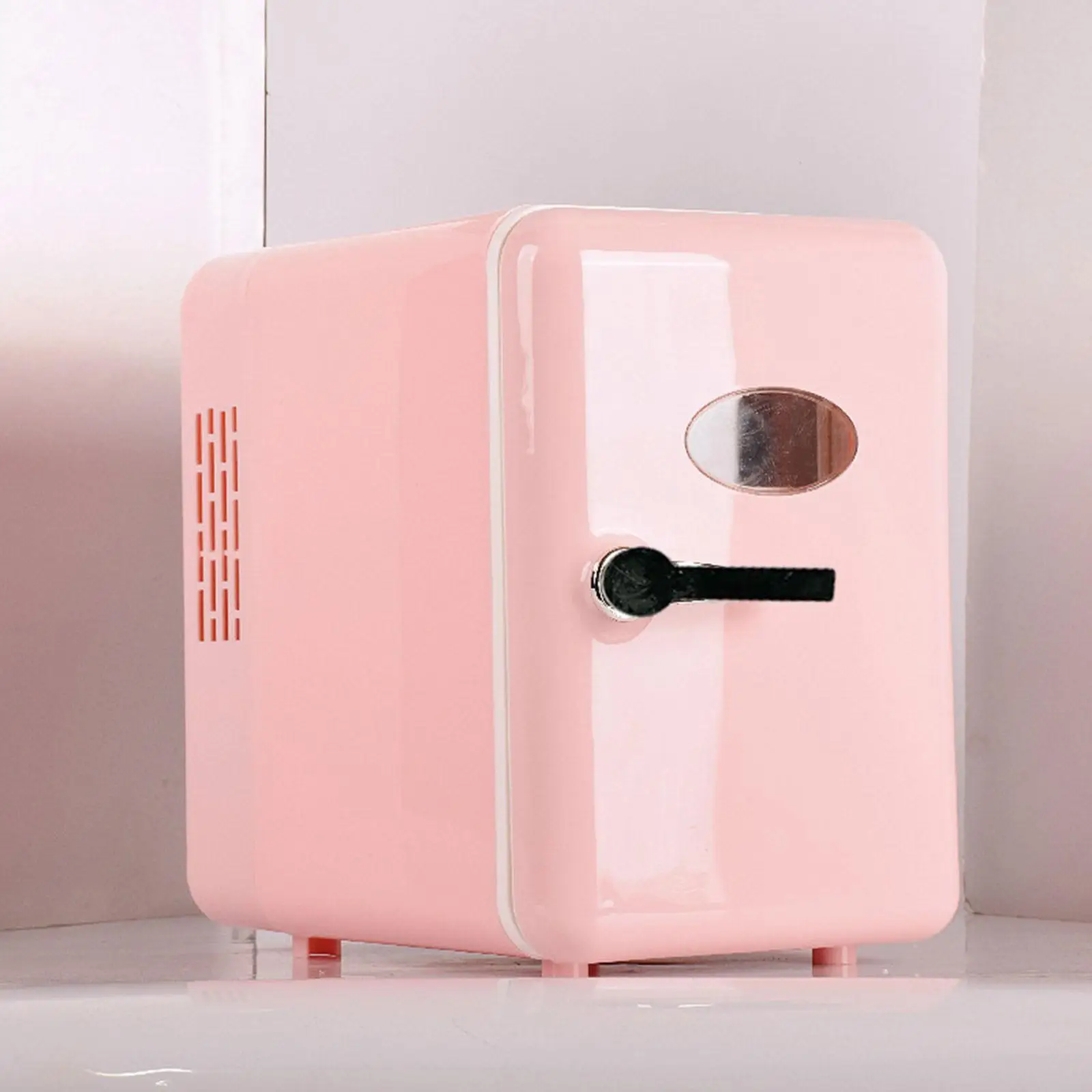 

Mini Fridge 6L Cooler and Warmer Plug in Car Refrigerator Personal Refrigerator for Foods Cosmetics Beverage Drinks Bedroom