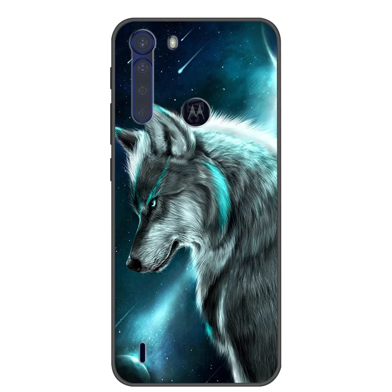 Fashionable Cool Soft Silicone Cover for Motorola One Fusion+ Phone