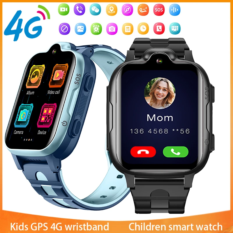 Xiaomi Mijia 4g Children Smartwatch Phone Kids Gps Tracker Sos Hd Video ...