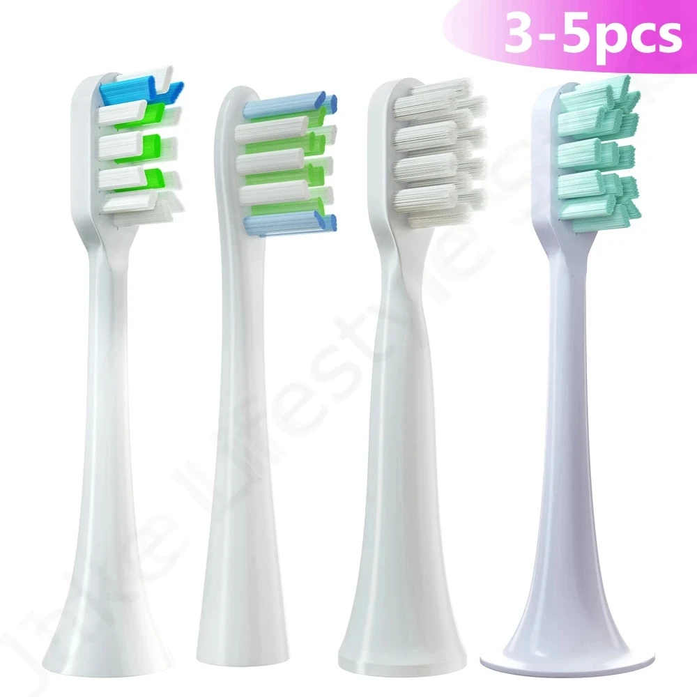 3-5 sztuk szczotka wymienna głowica do Soocas X3 Oclean X Mijia T100 T300 T500 elektryczna szczoteczka ultradźwiękowa Soocare dysze 1 3-5 sztuk szczotka wymienna głowica do Soocas X3 Oclean X Mijia T100 T300 T500 elektryczna szczoteczka ultradźwiękowa Soocare dysze 1
