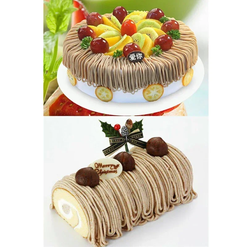 134 Noodles Cake Cream Nozzles for confectionery Five Hole Lines