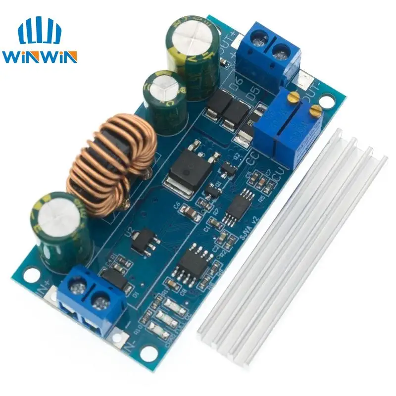 CC CV Adjustable 3A 35W DC 5-30V to DC 0.5-30V Step Up Down Buck Boost Converter Power Supply Module Voltage Regulator XY-SJVA