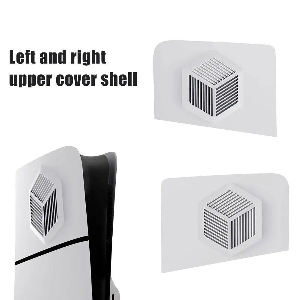 Guscio Di Raffreddamento Di Ricambio Per Sony Ps5 Slim Console Split Type Sinistra Destra Coperchio Superiore Shell Per Playstation 5 Slim Disc Editio