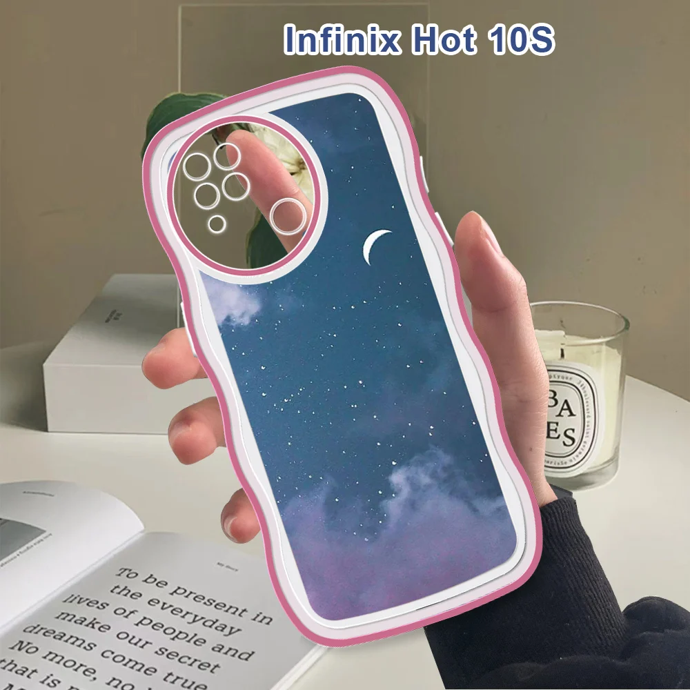 Custodie Per Infinix Hot 10S Nfc Hot 10 Play Hot 9 Wave Custodia Morbida In Silicone Scenario Cover Posteriore Custodie Antiurto