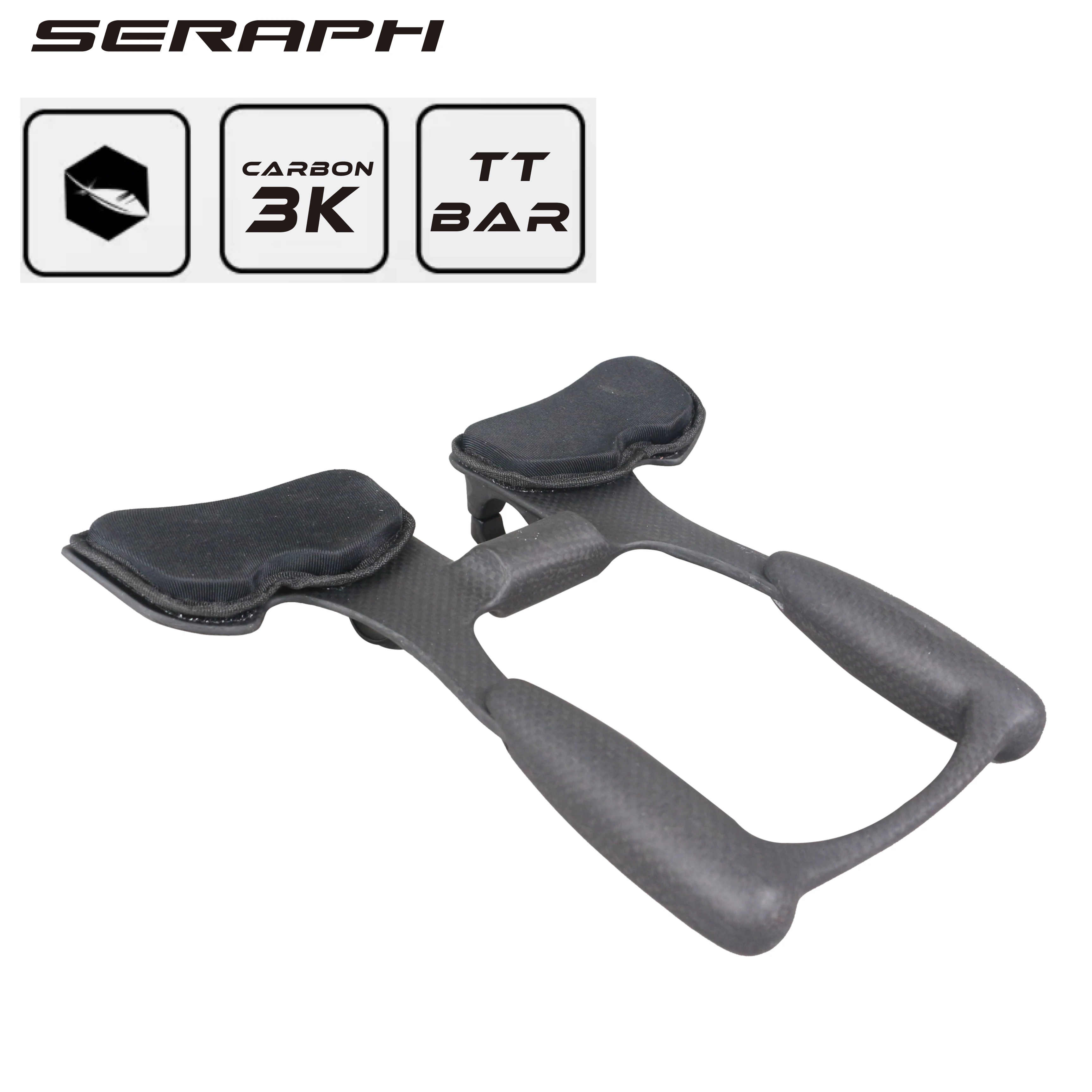 

Bicycle Triathlon Bicycle Extender Aero TT Bar Ends Bicycle Handlebars Extenders Bicycle 3K Matte 250mm Carbon Aero TT Ba