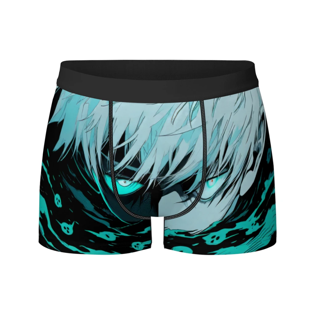 thumbnail image 1 of Calzoncillos tipo bóxer Jujutsu Kaisen para hombre, ropa interior transpirable para hombre, 1 of 5