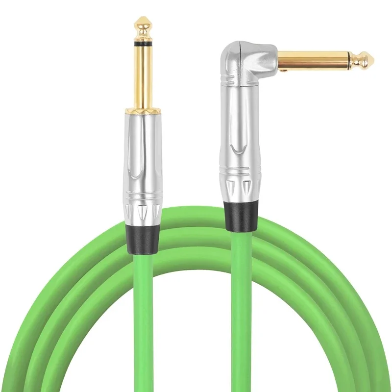 

Гитарные провода Инструментальный кабель Профессиональный бесшумный гитарный кабель Прямой инструментальный кабель