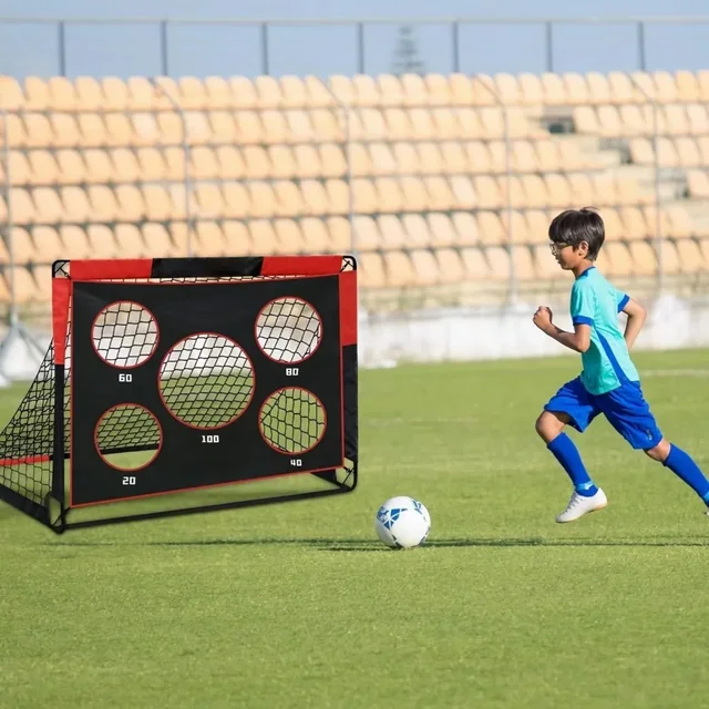 Football Goal Portable 2-in-1 Football Net 4