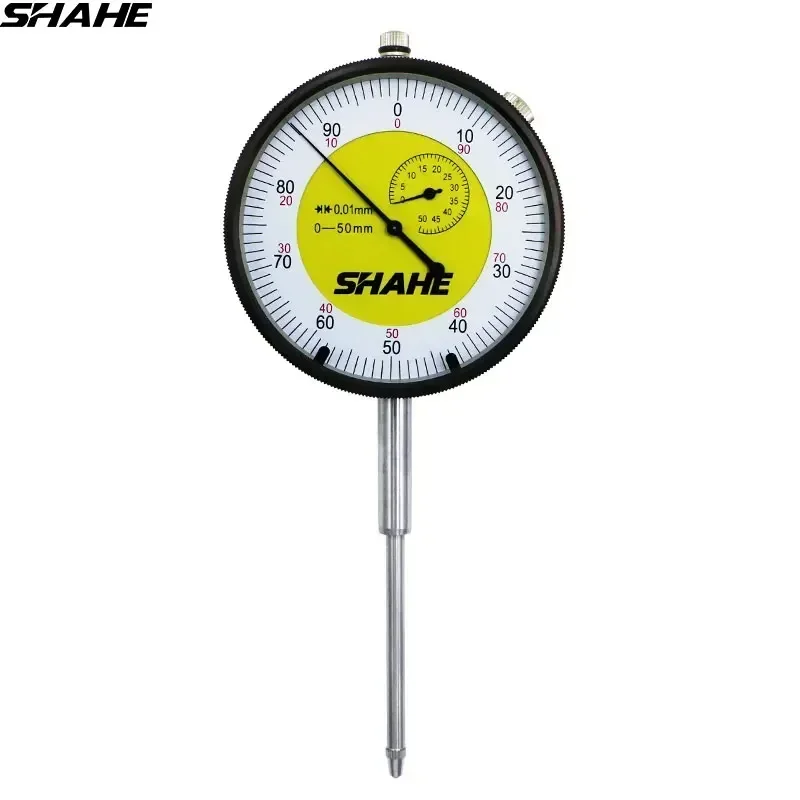 SHAHE Dial Indicator Gauge, Metric Dial Indicator 0 5 0 10 0 20 0 30 0 50mm 0.01mm High Quality