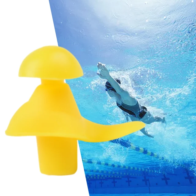 Tappi per le orecchie da nuoto in silicone (3 paia