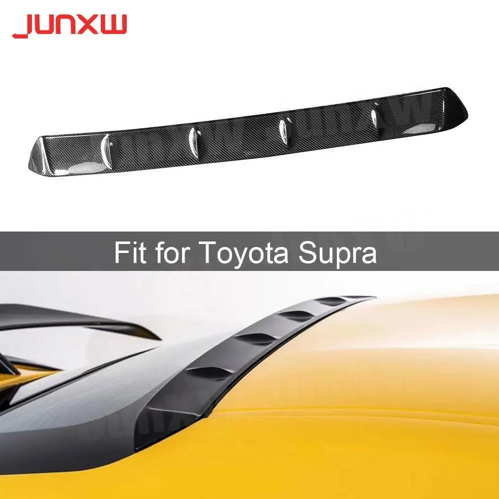 

High Quality Carbon Fiber Rear Roof Spoiler Window Wing for Toyota Supra 2019 - 2020 FRP Car Styling
