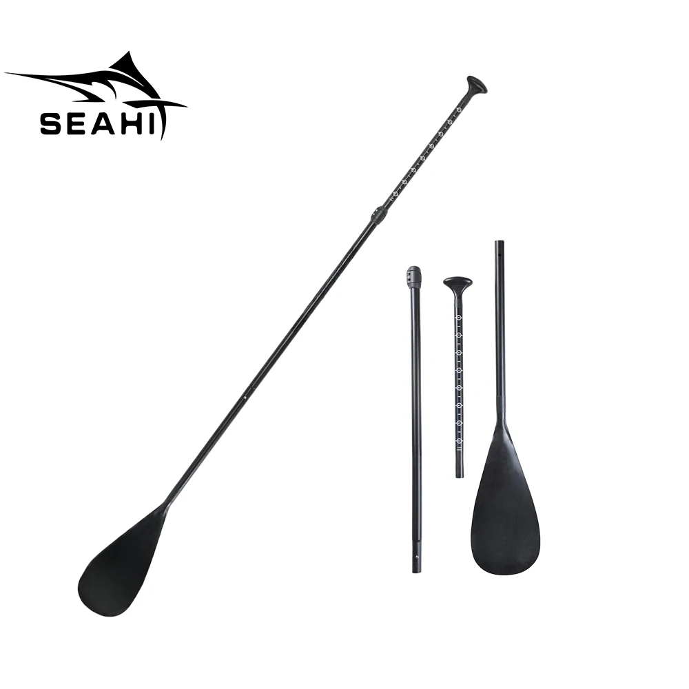 SEAHI-Aluminum Alloy Boat Paddle for Kayak Jet Ski and Canoe Paddles Small Safety Boat Water Sport Accessories 53 108 5cm telescopic kayak paddle rafting boat paddle canoe oars plastic aluminum alloy boat oars