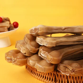 2-10 Inch Pet Dog Snacks Crispy Beef Stick Bone Teething Snacks Delicious and Nutritious Meaty Bone Crispy Pet Food Dog Food 3