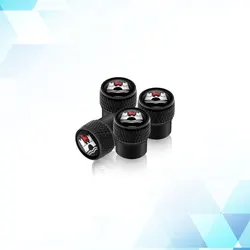 Set of 4 Wolfsburg Badge Wheel Tire Valve Stem Caps (C)