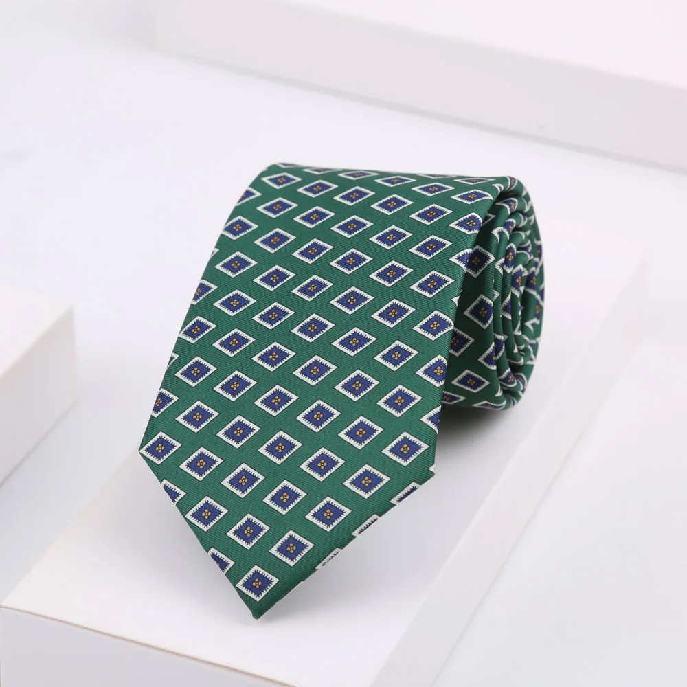 Klassische Herren-Krawatten aus Kunstseide, weich, neuartig, kariert, gepunktet, 8 cm, für Herren, Business, Hochzeit, Party, Accessoires, Geschenke – Detail 15