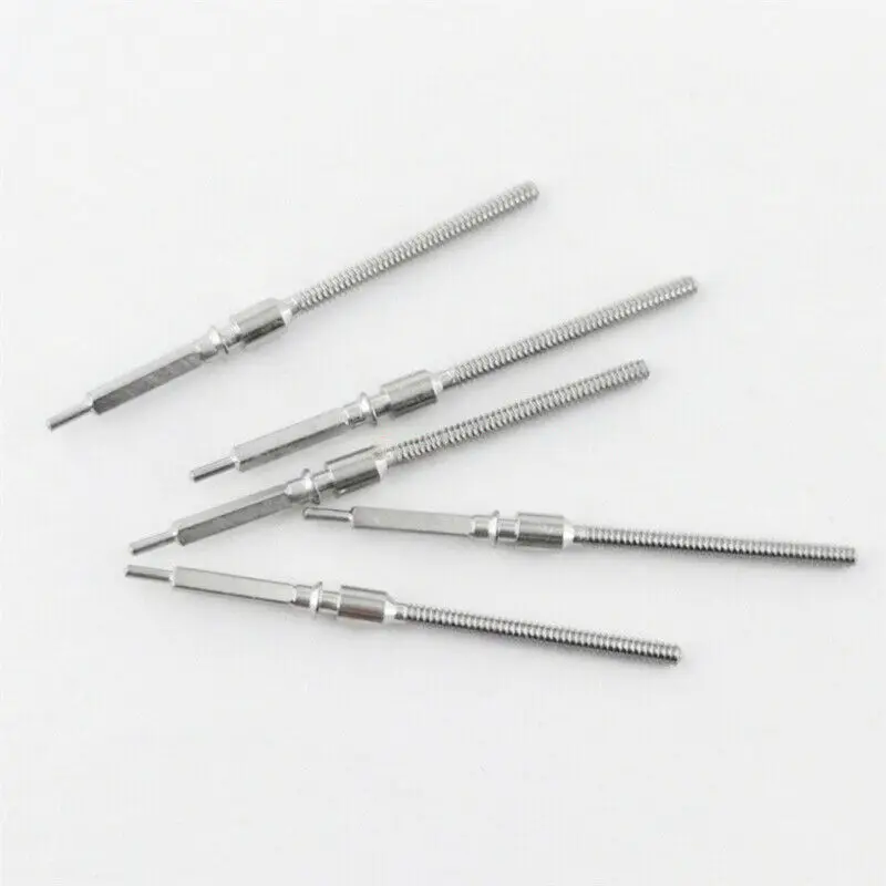 ETA 7750 7751 시계 운동 액세서리 시계 제조 업체 시계 줄기에 대 한 2Pcs 금속 시계 권선 줄기 교체 수리 부품