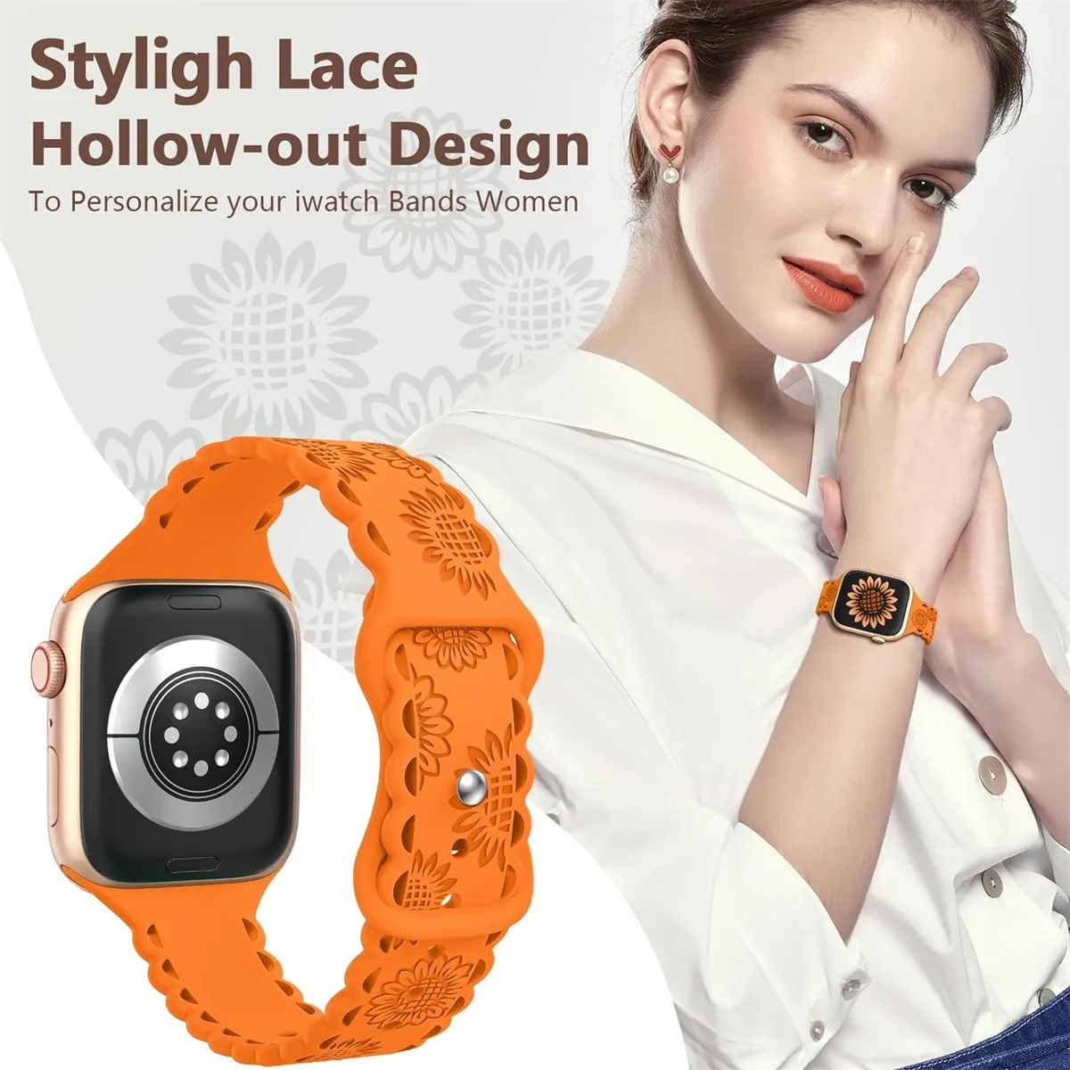 Silicone Watch Band For Smartwatch Sporty Comfortable Strap_voghion.com