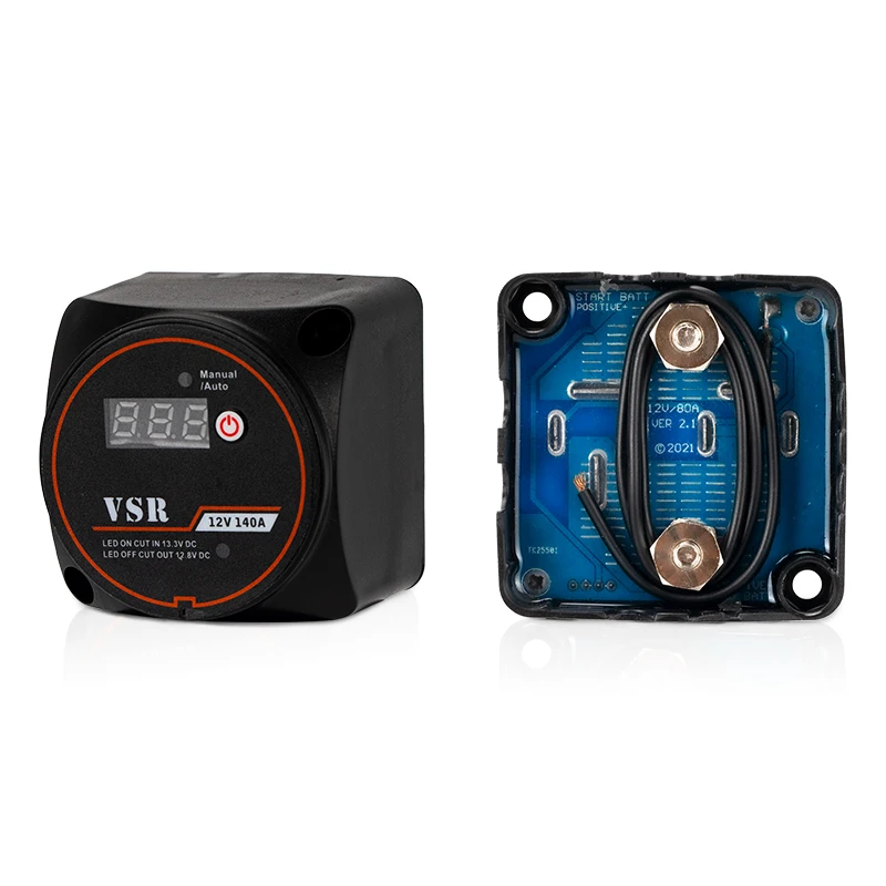 Daiertek Smart Dual Battery Smart Isolator 12V 140A Relè Digitale Sensibile Alla Tensione Vsr Split Charge Per Camper Car Rv