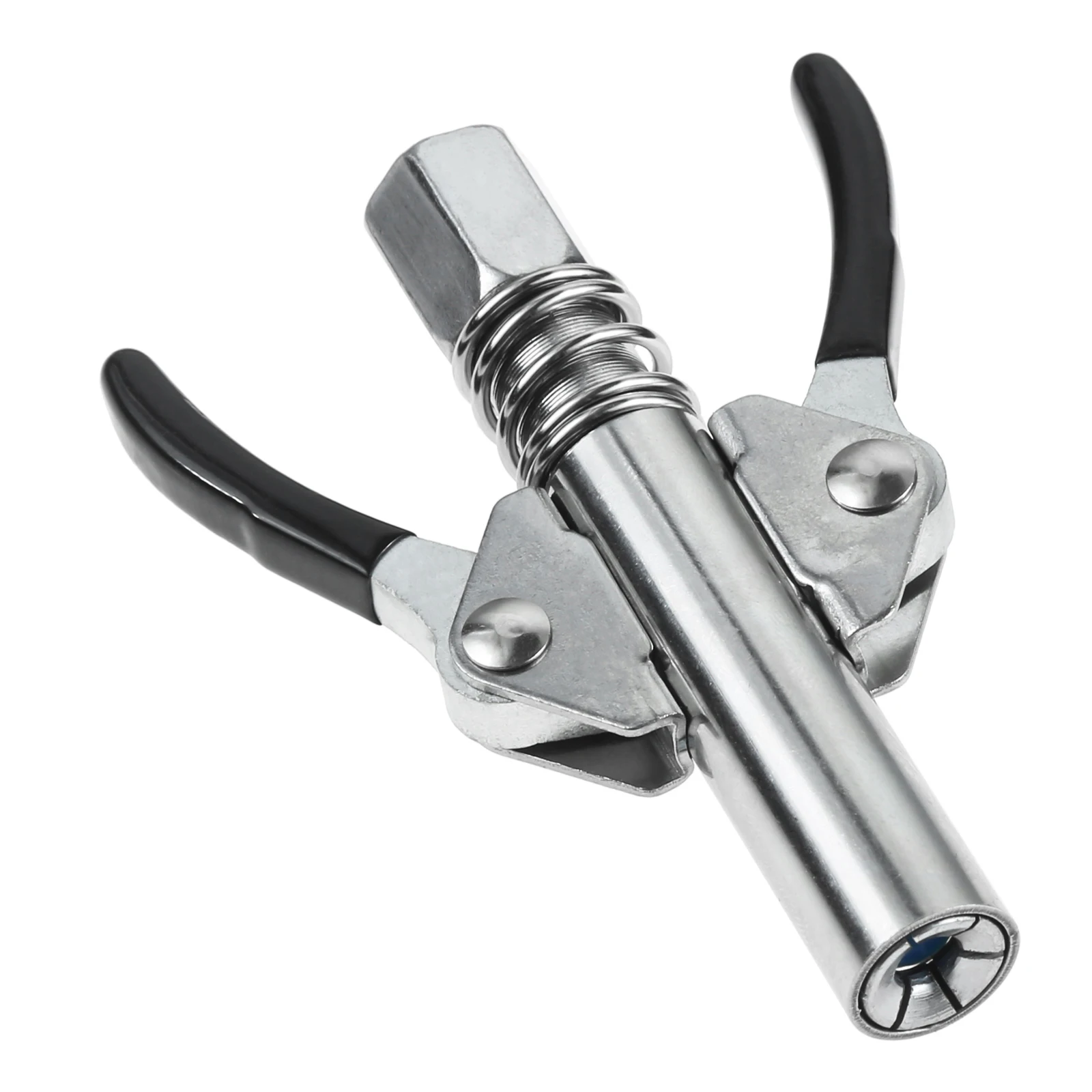 Grease Gun Coupler Tips Heavy Duty 10,000/17,000PSI Quick Lock-on and Release Double Handle for All Grease Guns 1/8" NPT Fitting