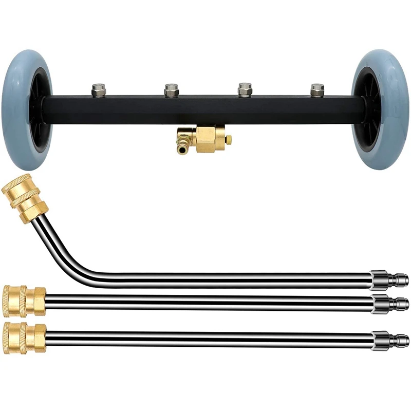 

Мойка высокого давления, ходовой очиститель, 16-дюймовый мойщик, насадки для очистки поверхности, водяная метла для мойки под автомобилем