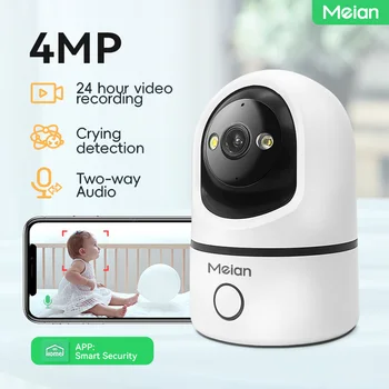 4MP HD 5G WiFi PTZ Camera Auto Tracking Cry Detector Home Indoor Security CCTV Surveillance Cameras Baby Monitor 1