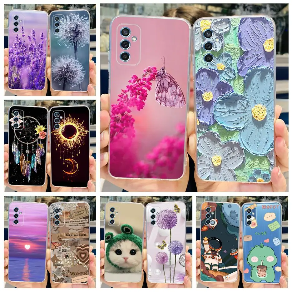 Stylish Clear Silicone Phone Case with Fashion Print Design
