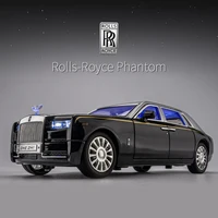 1:24 Rolls Royce Phantom Mansory Alloy Car Diecasts & Toy Vehicles Car Model Sound and light Pull back Car Toys For Kids Gifts 1