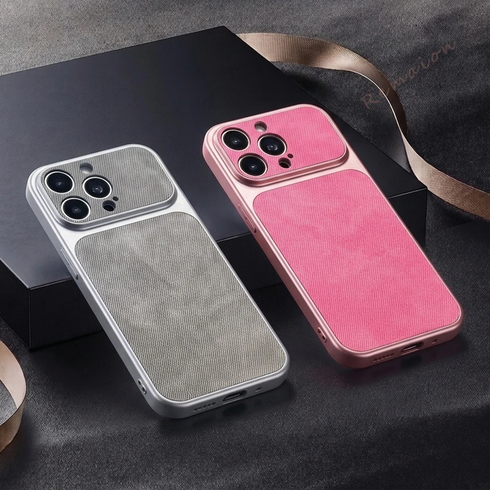 Luxury Canvas Phone Case For Iphone Shockproof Protective Cover_voghion.com