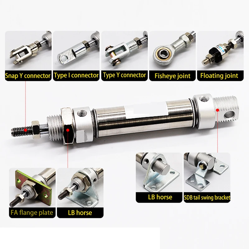 

MA MAL Mini cylinder attachment base mounting bracket F-MA16SDB F-MA20FA F-MA25LB Cylinder installation fixing accessories