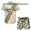 2024 New Mickey Mouse Summer Vacation Beach Hawaiian Shirt And Board Shorts Disney Fashion Short Sleeve Shirt Set 6