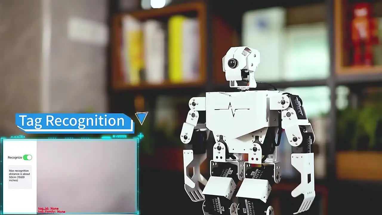 Hiwonder TonyPi AI Vision Гуманоидный робот с питанием от Raspberry Pi 5 интеллектуальный