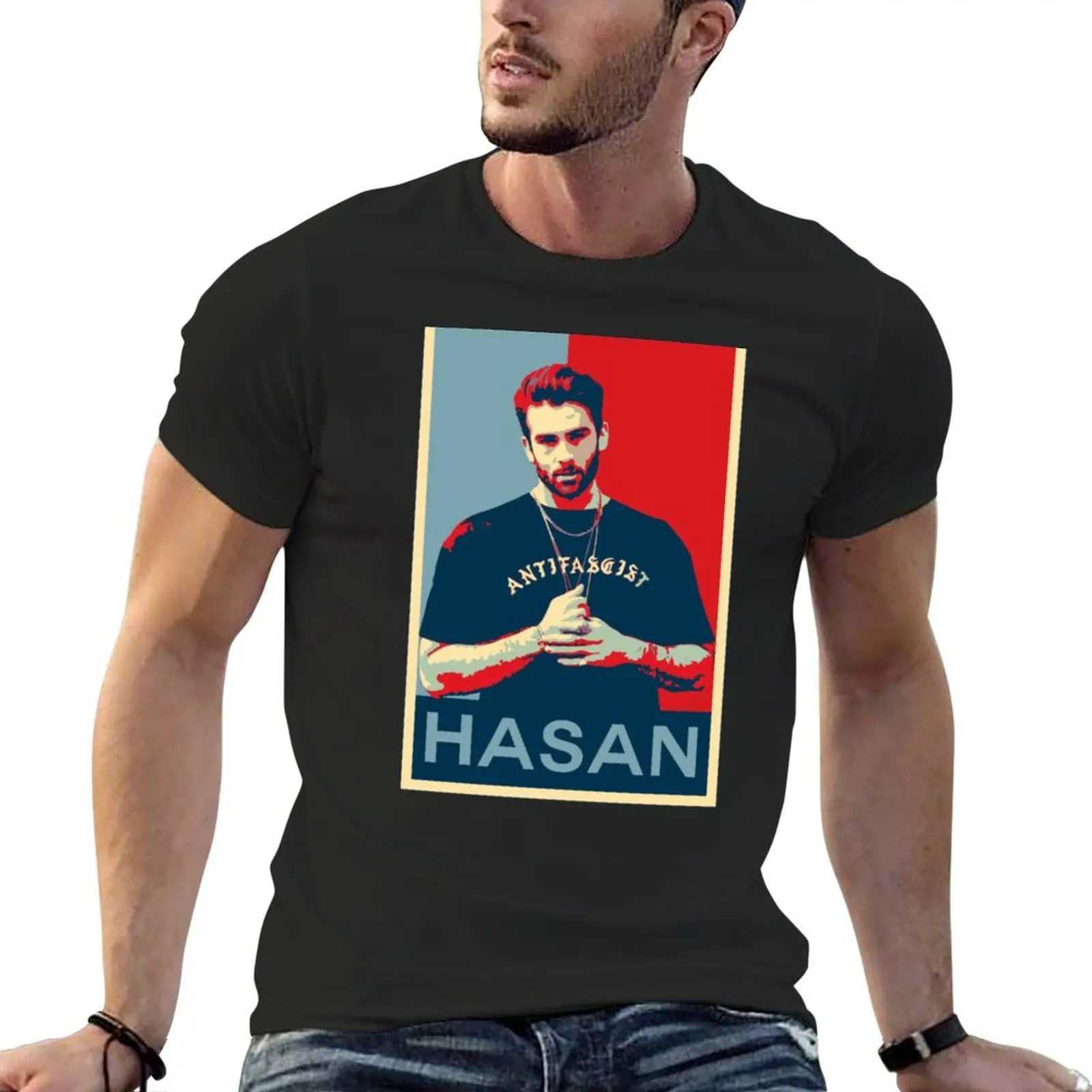 

New Hasan Piker Classic T-Shirt quick drying t-shirt anime clothes fitted t shirts for men