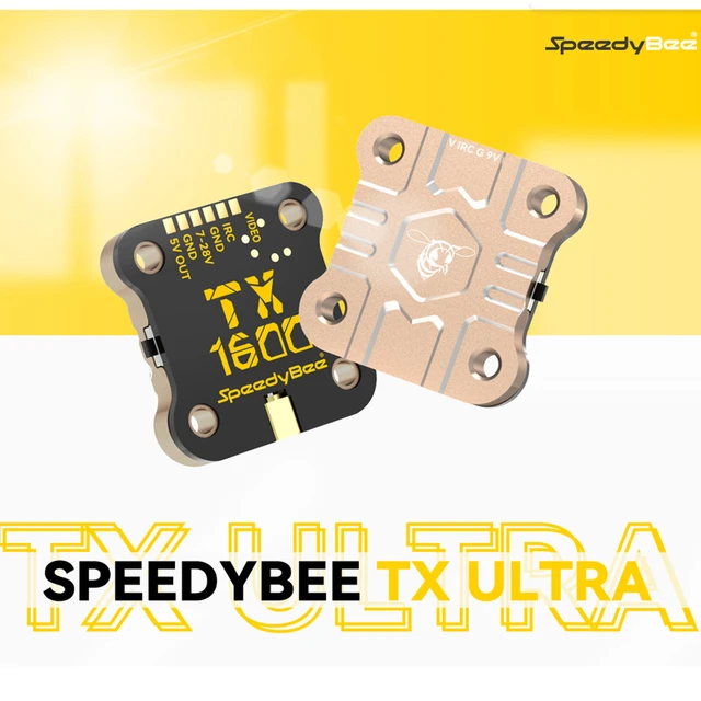 SpeedyBee TX ULTRA 5.8GHz 48C Traverser 1.6W Analog VTX HPIT / 25mW / 200mW  / 800mW / Max mWIRC Tramp Pit Mode supported - AliExpress