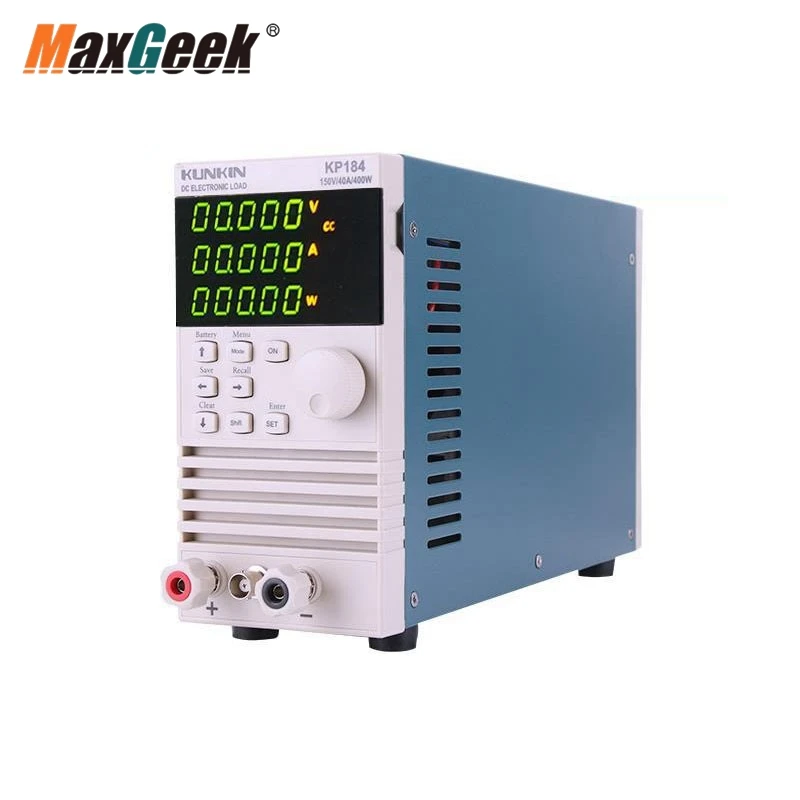 

Maxgeek AC110/220V KP182 High Precision Battery DC Electronic Load Tester Fan PWM Temperature Control with CC/CV/CW/CR Load Mode