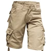 Summer Baggy Large Pocket Overalls Jogging Sports Casual Nickel Pants Pure Cotton Comfortable Large Plus Fat Shorts