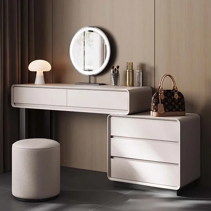 

Modern White Dressing Table Drawer Women Makeup Corner Dressing Table Nordic Wood Penteadeiras De Maquiagem Furniture Bedroom